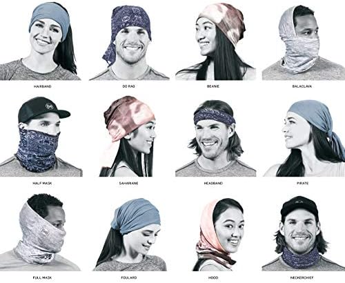 BUFF CoolNet UV Neck Gaiter, UPF 50 Sun Protection, Breathable, Versatile, Quick Dry Face Mask, Solid Colors, Adult Size