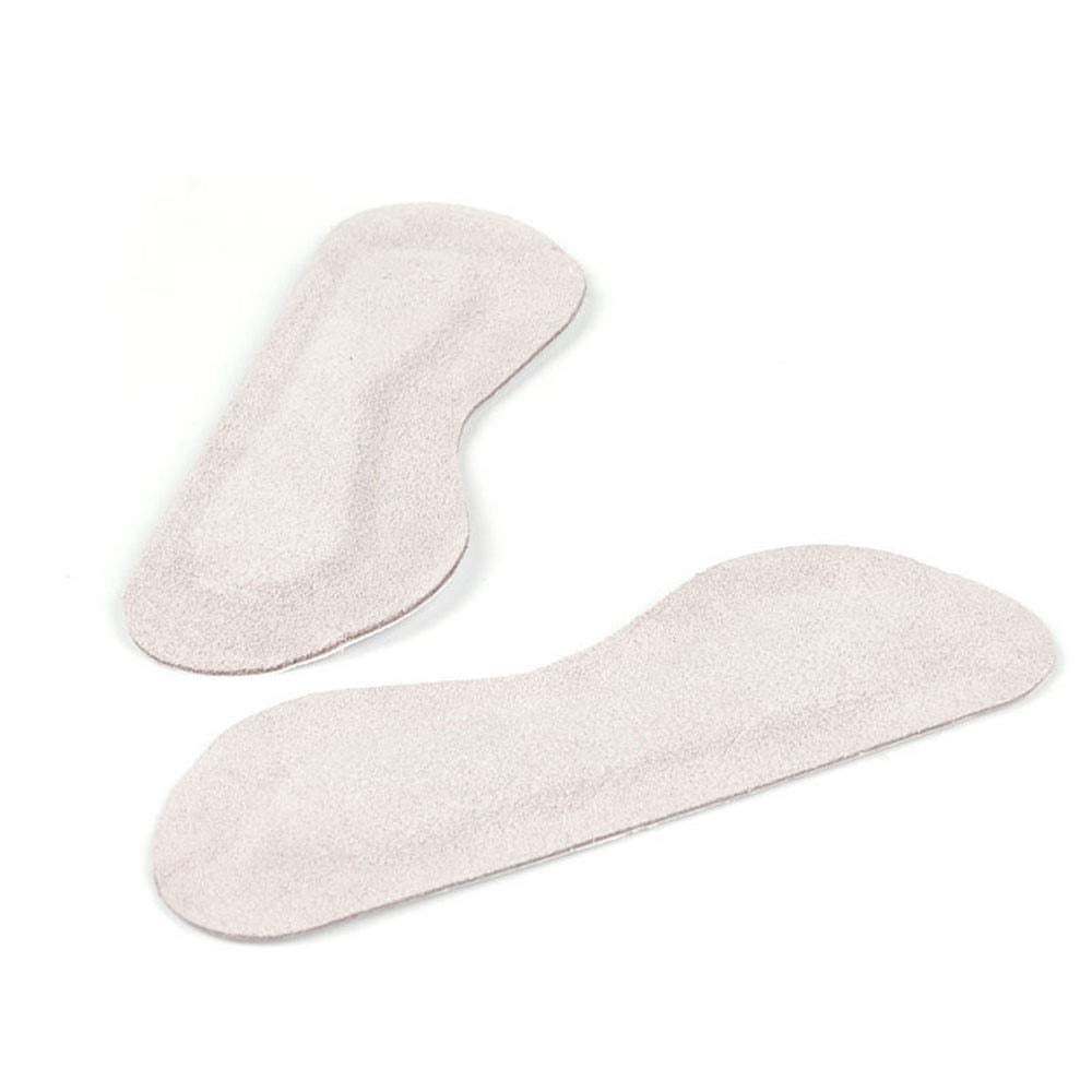 10 Pairs Ultra Soft Leather Heel Grips by Pedimend™ | Shoes Too Big | Eliminates Slipping and Rubbing | Prevent Blisters - Skin Irritation/Soreness | Odor Resistant | Foot Care (Suede Leather