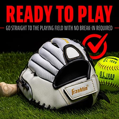 Franklin Sports Girls Softball Glove-Women's Windmill Fastpitch+Slowpitch Softball Glove-Right and Left Hand-Adult