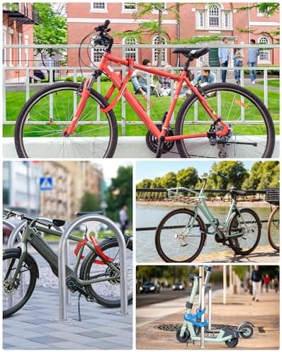 Sportneer Bike Lock: 5 Digit Combination High Security Anti Theft Bike Chain Lock - 3.2/3.6/4ft Heavy Duty Keyless Bicycle Lock for Bike, Motorcycle, Scooter, Door & Gate - 4/6mm Thick, Easy to Use