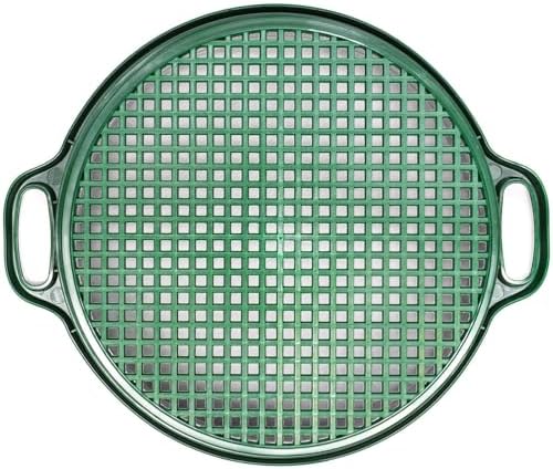 ASR Outdoor DEEP Stacking 1/4" Classifier Screen with Handles, Heavy Duty 5 Gallon Plastic Sifting Sieve