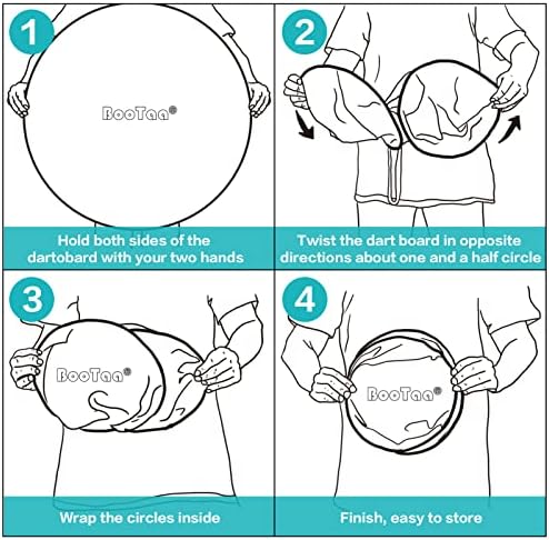 BooTaa 29" Large Dart Board for Kids, Kids Dart Board with Sticky Balls, Boys Toys, Indoor/Sport Outdoor Fun Party Play Game Toys, Birthday Gifts for 3 4 5 6 7 8 9 10 11 12 Year Old Boys Girls