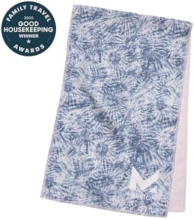MISSION Original Cooling Towel - Soft, Durable Microfiber - Cools Up to 2 Hours - UPF 50 Sun Protection - Machine Washable