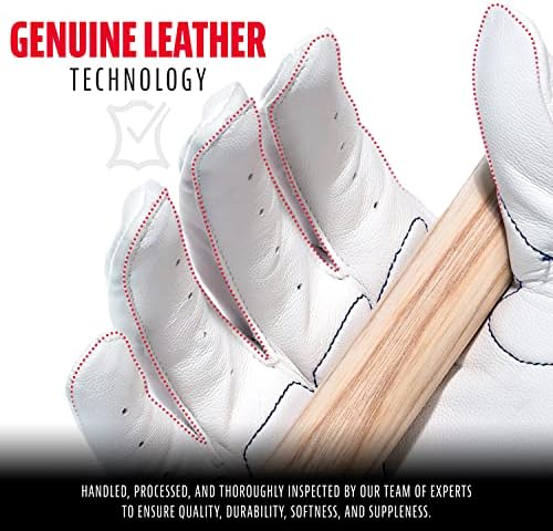 Franklin Sports MLB Baseball Batting Gloves - Shok-Sorb X Batting Gloves for Baseball + Softball - Adult + Youth Padded Non-Sting Batting Glove Pairs - Multiple Colors + Sizes