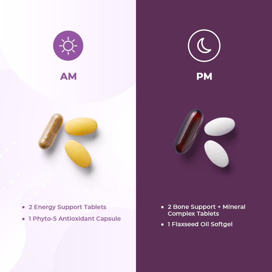 VitaMedica Anti-Aging Formula 4-in-1 Health and Beauty Supplement | Anti Aging Supplement for Women and Men | Healthy Hair, Skin, and Nails | Natural Energy & Restful Sleep | 30 AM & PM Packets