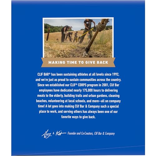 CLIF BAR - Protein Bars - Chocolate Chip - Made with Organic Oats - Energy Bars - Non-GMO - (15 Pack)