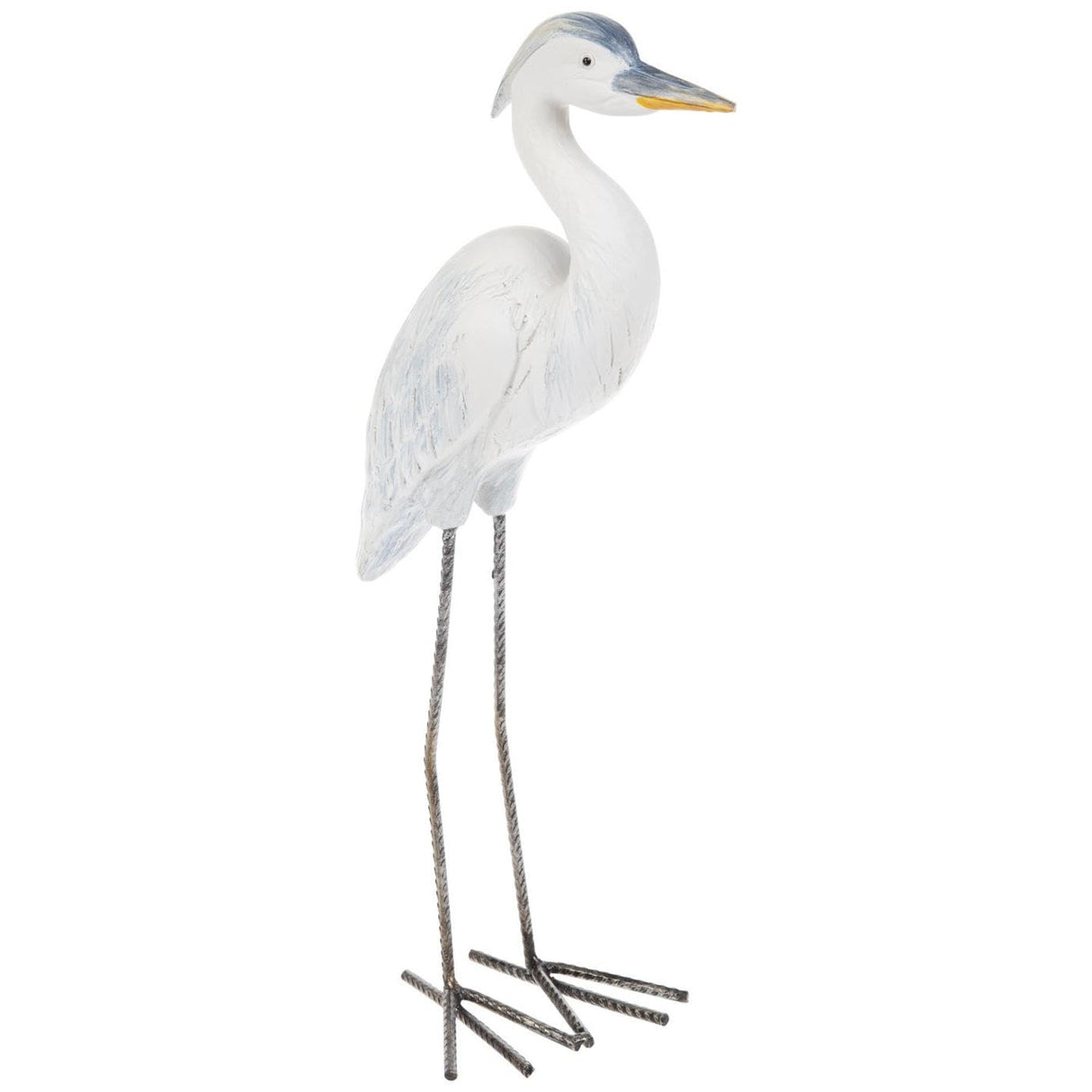Hobby Lobby Decorative Standing Heron Statue, Resin & Metal, 15.75 inches