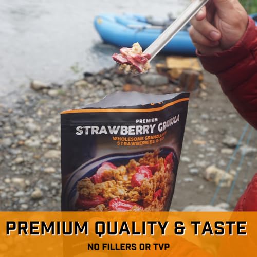 Peak Refuel Bucket + Spork | 100% Real Meat | Premium Freeze-Dried Meals for Backpacking, Camping & Survival | 24 Servings | MRE Emergency Food