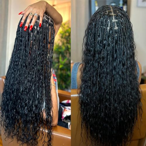 AIVICO Super Wave Bulk Human Hair 100% Unprocessed Brazilian Virgin Human Hair Extensions Bundles for Braiding Hair Wet and Wave Micro Human Hair(1Pack-4PCS, 18inch Natural Black)