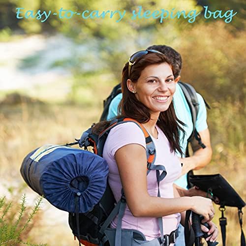 Tuphen Double Sleeping Bag, Sleeping Bag with 2 Pillows, Queen Size XL Bag for 2 People, Cold Warm Weather- 3 Seasons, Waterproof Adults for Camping, Backpacking or Hiking