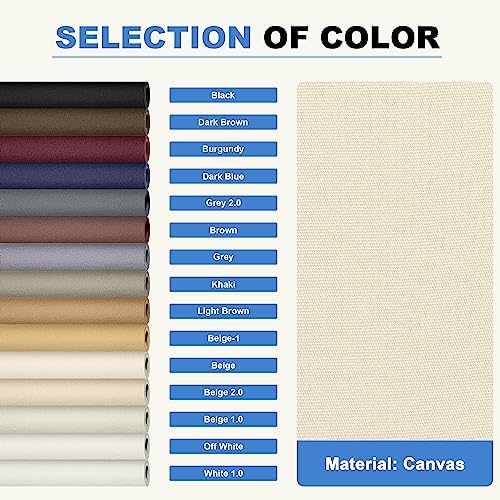 KING MOUNTAIN Canvas Repair Tape,Outdoor Gear Patch, 4×63 Inches,Waterproof,Self-Adhesive for Repairing Boat Covers,Sun Shades,Sofas,Tents,Lounge Chairs,Awnings (Off White)