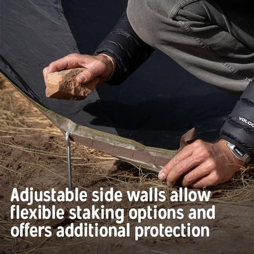 Kelty Highroads Overlanding Shelter - Universal Mount Car Camping Tent with Large Zippered Entry, Aluminum Frame, Adjustable Walls and Windows, UV Protection, Rainproof, Stuff Duffel Included, 2024