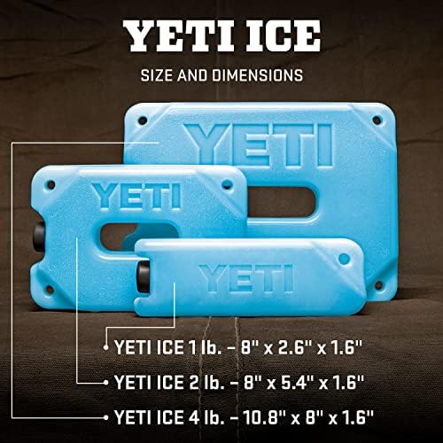 YETI ICE, Refreezable, Reusable, Cooler Ice Pack for Hard and Soft Coolers