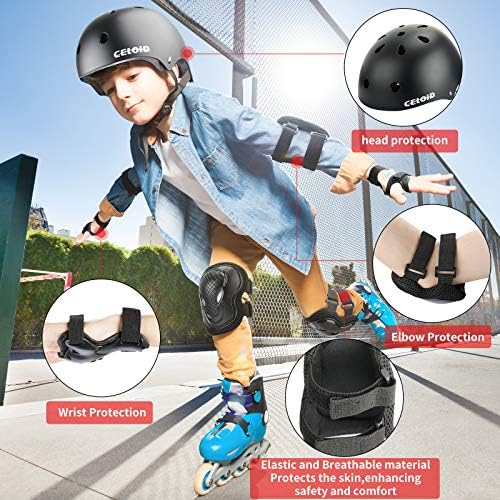 Kids Bike Helmet,Toddler Skateboard Helmets for Ages 2-3-5-8-14 Years Boys Girls,Adjustable Multi-Sport Bicycle Skateboarding Football Roller Skating Scooter Rollerblade Balance Bike Helmet