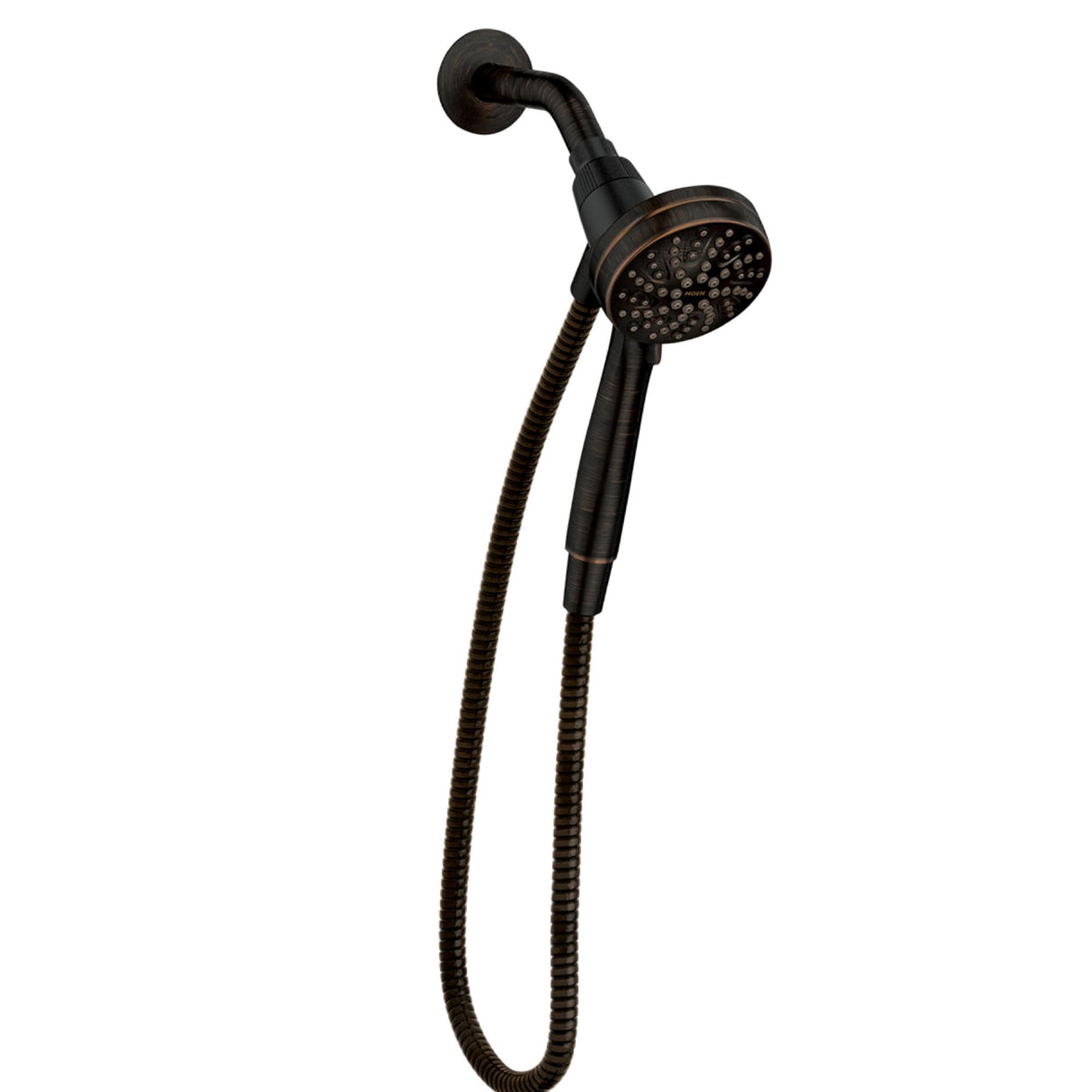 Moen Engage Magnetix Mediterranean Bronze 3.5-Inch Six-Function Detachable Handheld Showerhead with Magnetic Docking System, 26100BRB