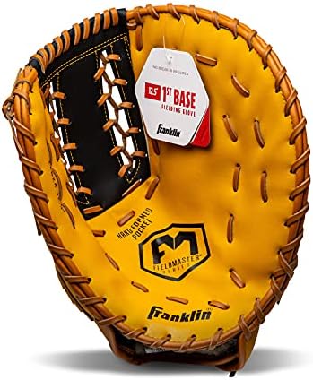 Franklin Sports Baseball + Softball Gloves - Field Master Adult + Youth Baseball + Softball Gloves - Right Hand + Left Hand Gloves - Infield + Outfield Mitts - Multiple Sizes + Colors