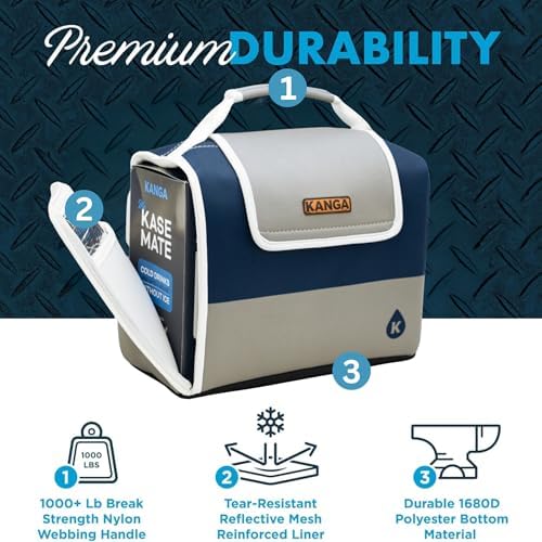 Kanga Insulated Cooler Bag - Soft Cooler Bag - Can Beer and Seltzer Drink Cooler - Insulated and Durability Tested - Kanga Kase Mate