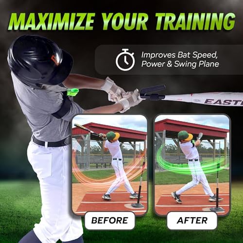 SWINGRAIL Baseball/Softball Swing Trainer Aid - Equipment for Batting and Hitting