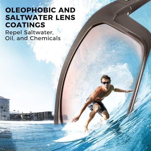 KastKing Huzzah Polarized Sport Sunglasses for Men and Women, Ideal for Driving Fishing Cycling and Running,UV Protection