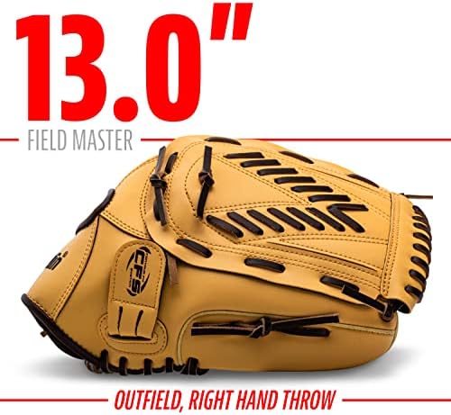 Franklin Sports Baseball + Softball Gloves - Field Master Adult + Youth Baseball + Softball Gloves - Right Hand + Left Hand Gloves - Infield + Outfield Mitts - Multiple Sizes + Colors
