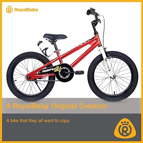 RoyalBaby Kids Bike EZ Freestyle Training Free Balance to Pedal Easy Learning Bicycle, 12-18 Inch for Toddlers to Big Kids