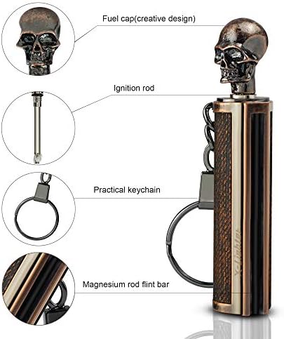 x-lighter Matchstick, Permanent Match Strike Set 10000 Times, Emergency fire Starters Waterproof Forever Lighter