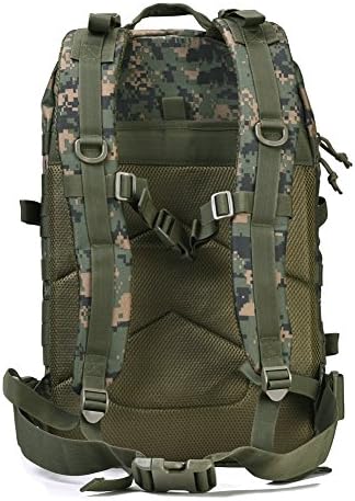 REEBOW GEAR Military Tactical Backpack Large Army 3 Day Assault Pack Molle Bag Backpacks (Woodland Camo)