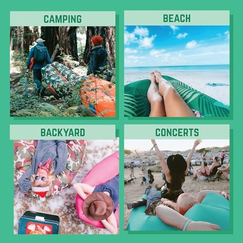 Chillbo Inflatable Couch – Cool Inflatable Chair. Upgrade Your Camping Accessories. Easy Setup is Perfect for Hiking Gear, Beach Chair and Music Festivals.