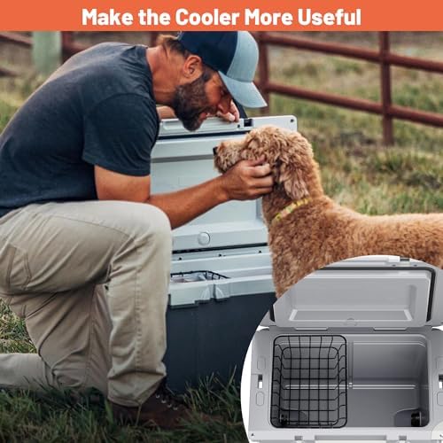 32 qt Cooler Basket Compatible with RTIC 32 Cooler, Perfect for Organization Accessory, Black