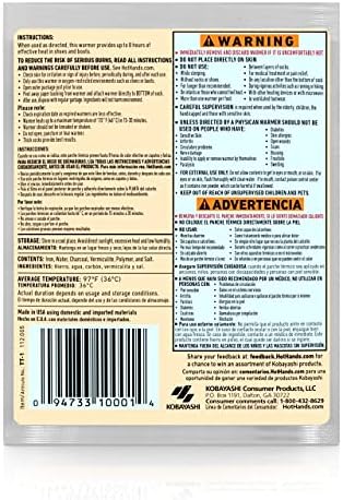 HotHands Toe Warmers - Long Lasting, Odorless, Air Activated - Up to 8 Hours of Heat - 40 Pair