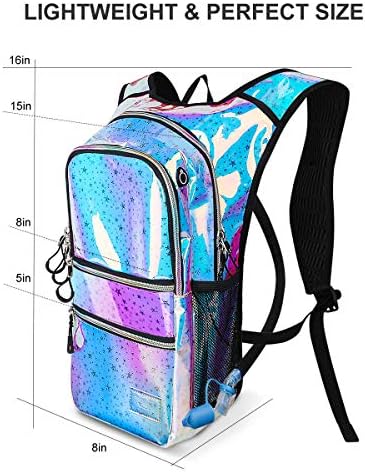 Hydration Backpack Pack, Water Backpack 20L Capacities Included 2L Hydration Bladder, Festival Essential - Rave Hydration Pack Hydropack Hydro for Hiking, Running, Biking, Festival Gear