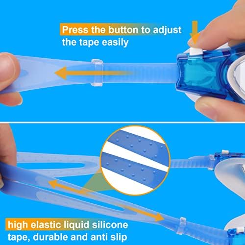 WIN.MAX Polarized Swimming Goggles Swim Pool Goggles Anti Fog Anti UV No Leakage Clear Vision for Men Women Adults Teenagers