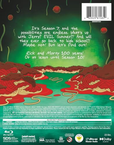 Rick and Morty: The Complete Seventh Season (Blu-Ray)