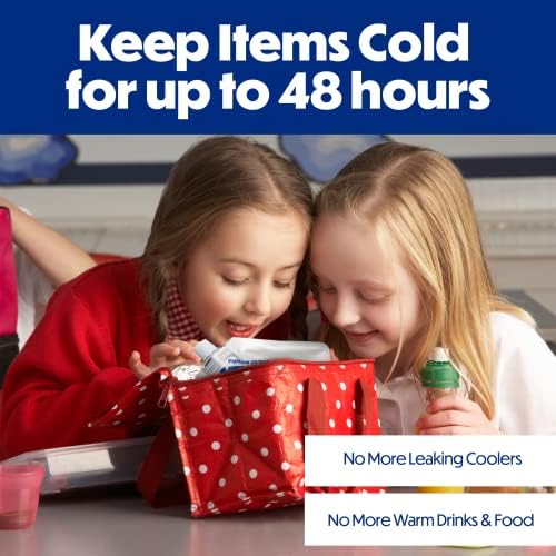 Cooler Shock Reusable Ice Packs for Cooler - Long Lasting Cold Freezer Packs for Coolers and Lunch Boxes - Cooler Ice Packs for Camping Gear, Fishing, Road Trips, Beach Must Haves