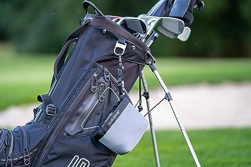 Golf Club and Golf Ball Cleaning Bag, Waterproof Clean Face Technology Liner, Detachable Clip, Machine Washable, Cleans Club Grooves, Dry Exterior (Neoprene or Microfiber Option Available)