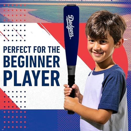 Franklin Sports MLB Jumbo Foam Baseball Bat + Ball Sets - Kids Oversize Foam Baseball Bats + Soft Baseballs - Indoor + Outdoor Youth Baseball Toy - MLB Team Baseball Bat + Ball Sets
