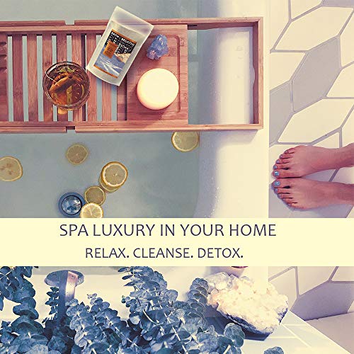 19 lbs Raw Dead Sea Salt Not Cleaned - Still Contains All Dead sea Minerals Including Dead sea Mud - Fine Medium Grain Bath Salt Large resealable Bulk Pack (Packaging May Vary)