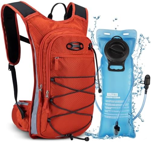 NOOLA Hydration Backpack, Insulated Hiking Water Backpack with 3L TPU Water Bladder for Men Women, Running Hydration Pack Hydro Daypack for Hiking, Trail, Running, Marathons Race, Cycling