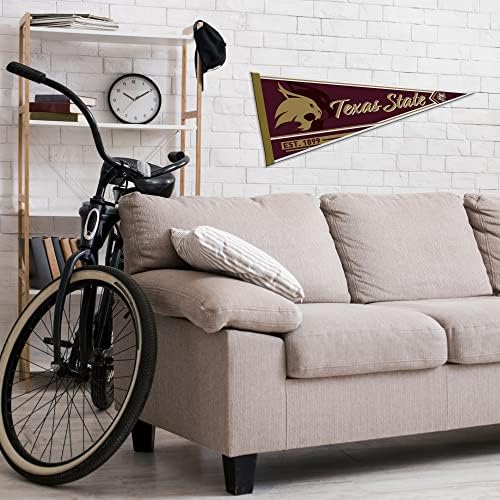 Rico Industries NCAA Classic 12" x 30" Felt Wall Décor Pennant - Great for Home/Bed Room/Man Cave Décor