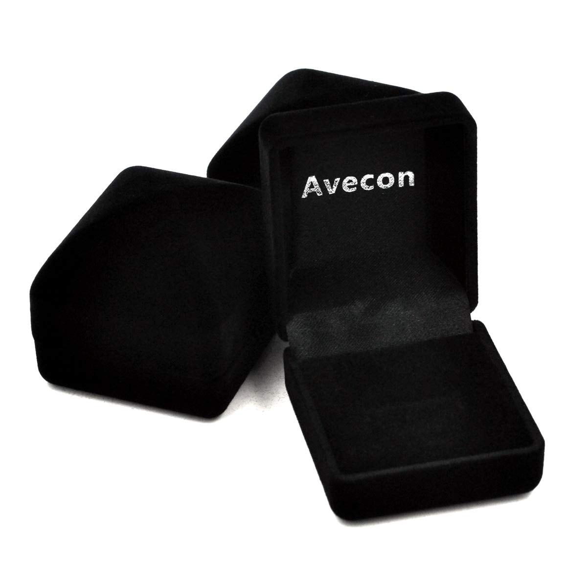 AVECON 1.35ct Princess Cut Engagement Ring 925 Sterling Silver Wedding Band Set for Women Cubic Zirconia Bridal Sets Size 6