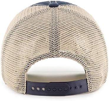 47 MLB Trawler Primary Logo Team Color Mesh Trucker Clean Up Adjustable Hat, Adult One Size Fits All