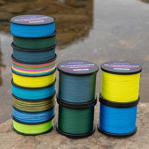 KastKing SuperPower Braided Fishing Line - Abrasion Resistant Braided Lines – Incredible Superline – Zero Stretch – Smaller Diameter – A Must-Have!