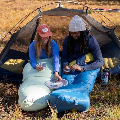 Kelty Cosmic 20 Down Mummy Sleeping Bag for Backpacking, Campers, 550 Fill Power, Recycled Fabrics with PFAS-Free DWR, Designed in Sunny Colorado,