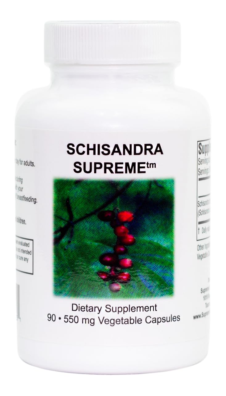 Supreme Nutrition Schisandra Supreme, 90 Pure Schisandra Fruit Vegetarian Capsules