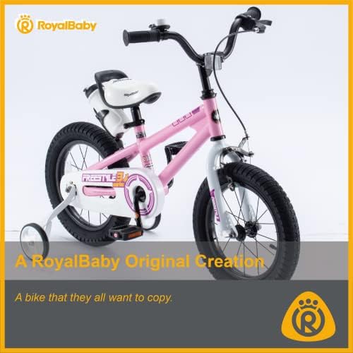 RoyalBaby Kids Bike EZ Freestyle Training Free Balance to Pedal Easy Learning Bicycle, 12-18 Inch for Toddlers to Big Kids