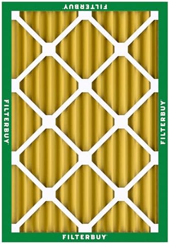 Filterbuy 16x20x2 Air Filter MERV 11 Allergen Defense (2-Pack), Pleated HVAC AC Furnace Air Filters Replacement (Actual Size: 15.50 x 19.50 x 1.75 Inches)