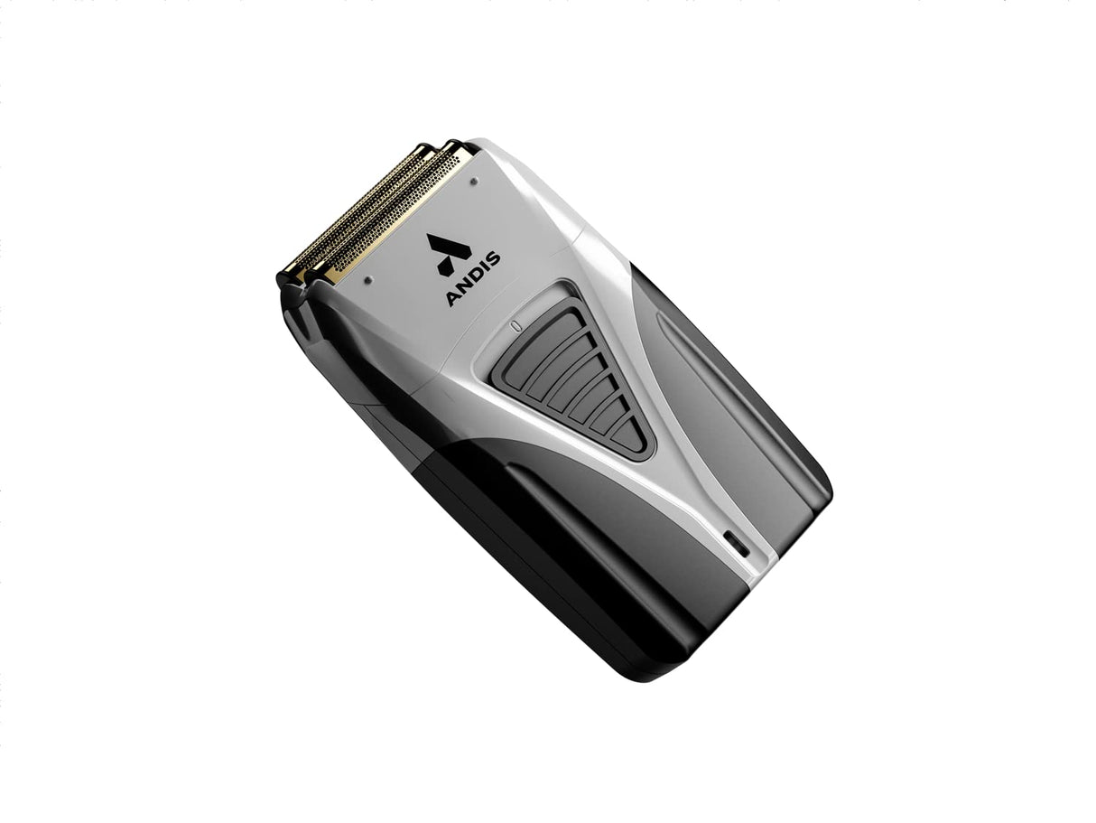 Andis TS-2 17255 Pro Foil Lithium Titanium Foil Shaver, Cord/Cordless, Smooth Shaving Cordless Shaver with Charger, Black