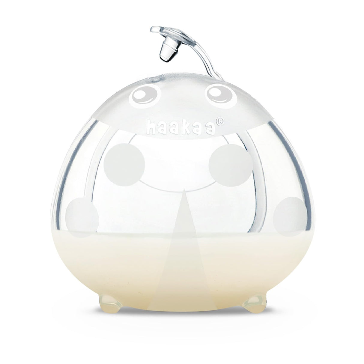 Haakaa Ladybug Milk Collector - Wearable Breast Shields Soft Nursing Cups Breast Milk Saver, Portable, Letdown Catcher Breastfeeding Essentials, 2.5oz/75ml, 1pc