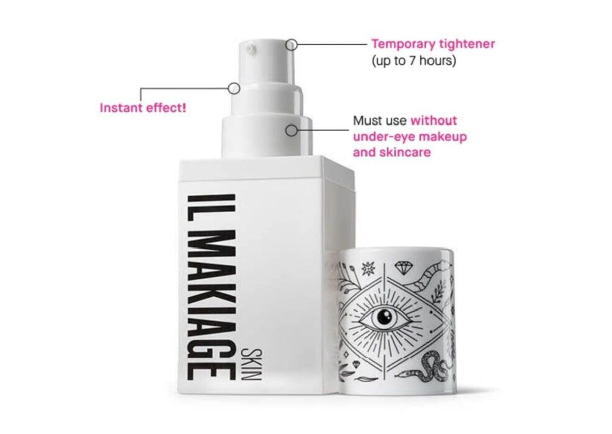 Il Makiage POWER REWIND EYE TIGHTENER INSTANT DE-PUFFING & SMOOTHING TEMPORARY FIX EYELISS + INST'TIGHT 15 ml / 0.5 FL OZ