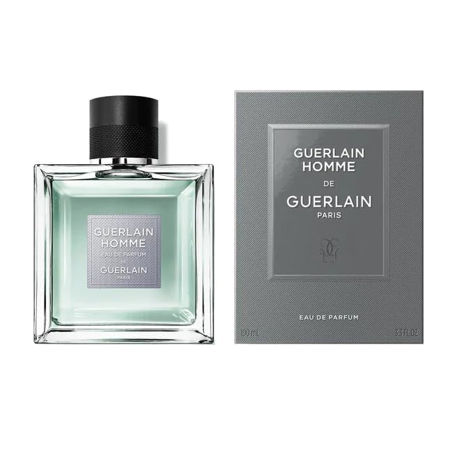 Guerlain Homme De Guerlain Eau De Parfum Spray for Men, 3.4 Ounce (New 2023 Packaging)